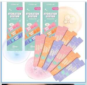 The Crème Shop Hydration Station Sleeping Mask Variety Pack, 18 Packets (3 Sets